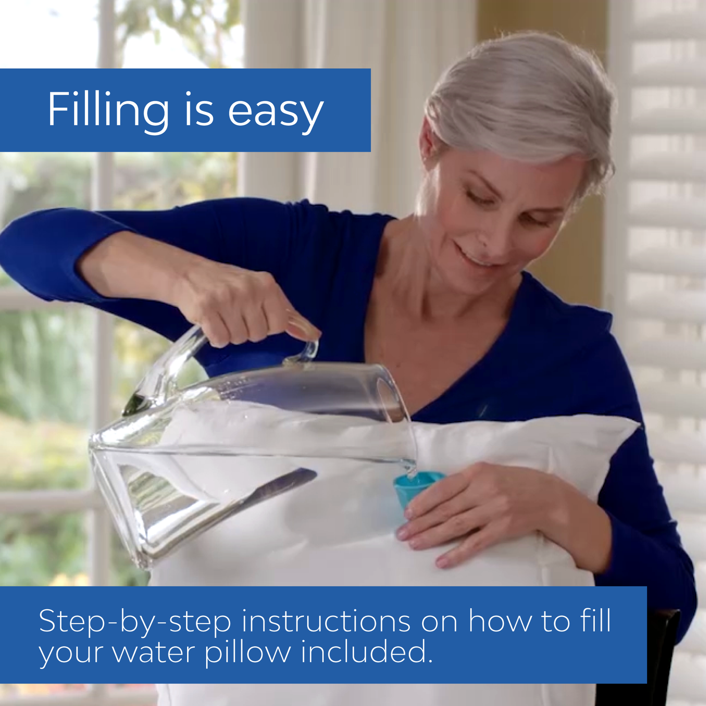 Chiroflow Down Alternative Water Pillows - Multi-Pack Options