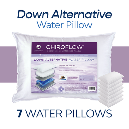 Chiroflow Down Alternative Water Pillows (Holiday Multi-Pack Options)
