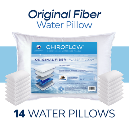 Chiroflow Original Fiber Water Pillows (Holiday Multi-Pack Options)