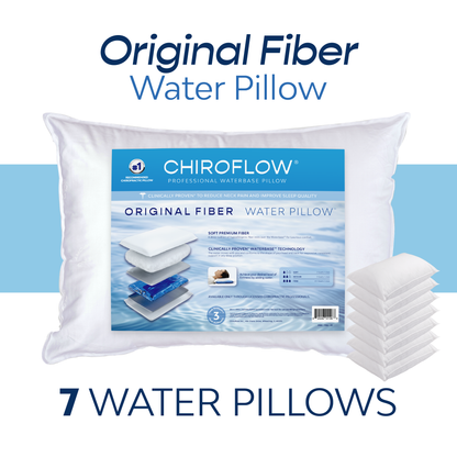 Chiroflow Original Fiber Water Pillows (Holiday Multi-Pack Options)