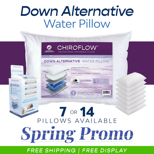 Chiroflow Down Alternative Water Pillows - Multi-Pack Options