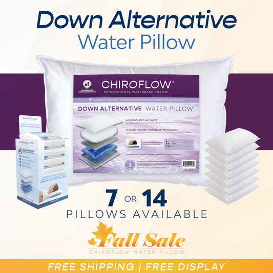 Chiroflow Down Alternative Water Pillows - Multi-Pack Options