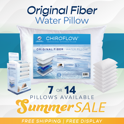 Chiroflow Original Fiber Water Pillows - Multi-Pack Options