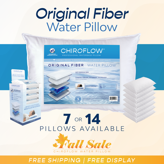 Chiroflow Original Fiber Water Pillows - Multi-Pack Options