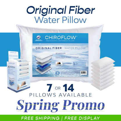 Chiroflow Original Fiber Water Pillows - Multi-Pack Options