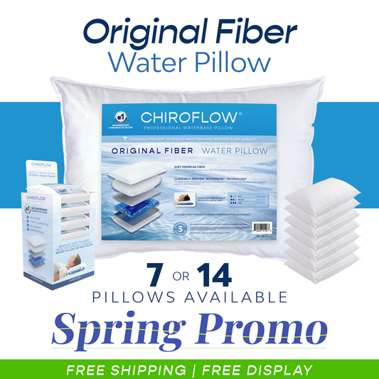 Chiroflow Original Fiber Water Pillows - Multi-Pack Options