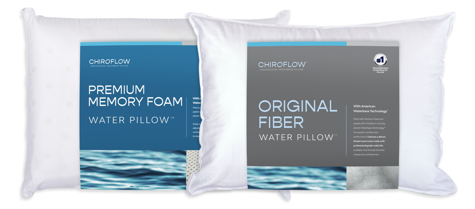 Official Retailer of Chiroflow Chiroflow Professional Premium Waterbase  Pillow